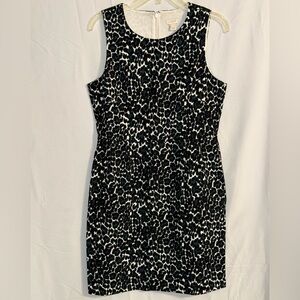 J. Crew Leopard Print Sleeveless Dress Size 6